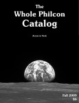 Draft of "Whole Philcon Catalog" design strategy