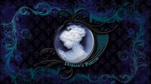 Dorian's Parlor video intro card (designed by David Christman)